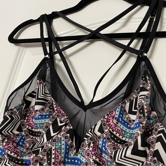 Victoria Secret Colourful Geometric Bodysuit - Picture 4 of 6